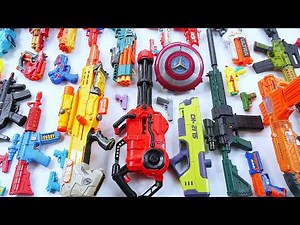 AWESOME! Many Nerf Gun Shotgun Monster Blaster Alien Laser Blaster Shots