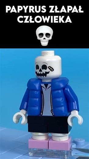 PAPYRUS CATCHES A MAN #lego #shorts #short #undertale