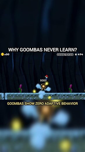 Goombas evolution in question 😳🔥 #mario #nintendo #retrogaming