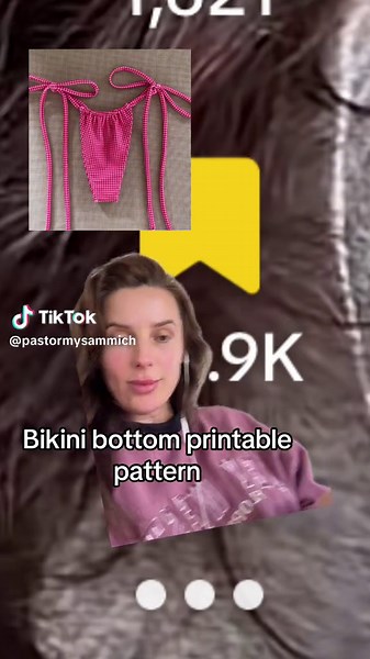 DIY Bikini Bottom: Printable Pattern & Sewing Tutorial