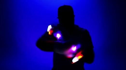 EmazingLights Elite Flow Light Up Glove Set - Flashing Finger Light LED Gloves for Raves & Light