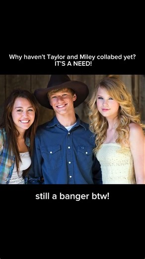 Miley & Taylor need to collab! #taylorswift #mileycyruslyrics #hannahmotanha #disney #lyrics #song