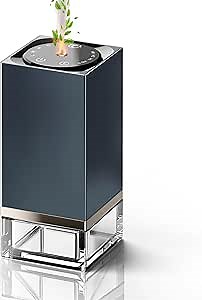 Waterless Diffuser for Essential Oils – 50ml Capacity Nebulizer Aromatherapy Diffuser, Battery Operated Mini Scent Air Machine with 4 Mist Settings Timers for Home,Cars,Office(C01-1 Blue)