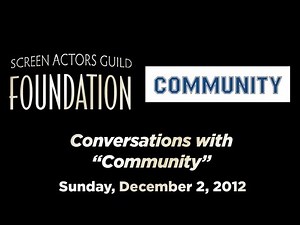 Conversations with Joel McHale and Cast of COMMUNITY
