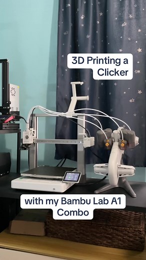 3D Printing a Clicker with Bambu Lab A1 Combo