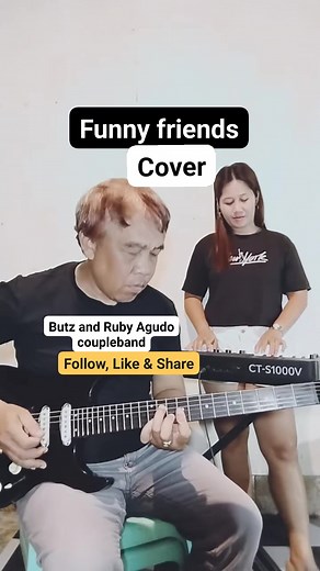 Funny friends The Cliques cover by Butz and Ruby Agudo coupleband #highlightseveryone #couple #sharingiscaring #livemusic #MusicIcon #follower #KeepSafeEveryoneAndGodbless #Request #relaxtime #relaxation | Butz Vergara Agudo