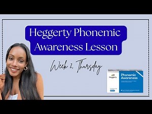Kindergarten Heggerty Phonemic Awareness Lesson- Week 2 Thursday