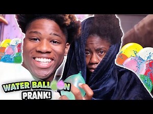 WATER BALLOON PRANK ON GIRLFRIEND! (Revenge.. She Cries)