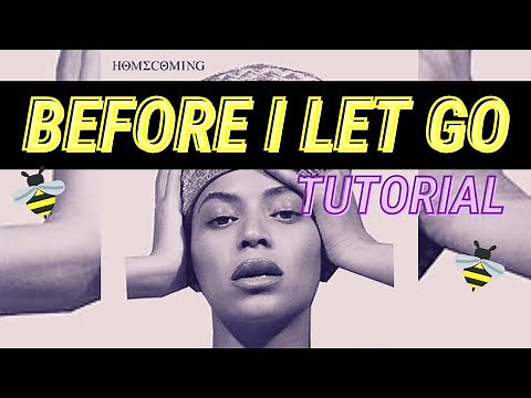 Before I Let Go #BEYONCE Dance Challenge [STEP BY STEP TUTORIAL]