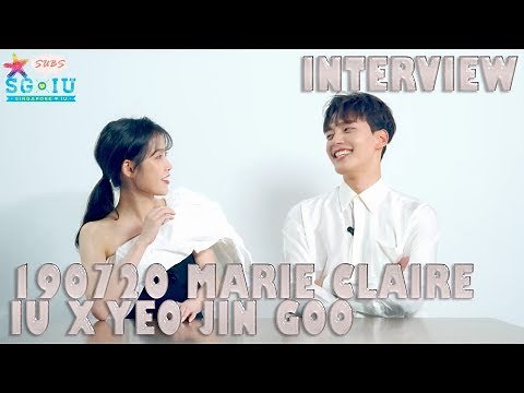 [Eng Sub][SG♥IU/IUTSC] 190720 IU x Yeo Jin Goo - Marie Claire Speculative Interview