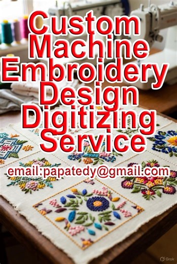 Custom Machine Embroidery Design Digitizing Service – Made to Order Professional Custom Digitizing From Your Artwork, Logo, Sketch, or Photo - Etsy