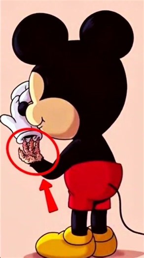 Alasan Mickey Mouse Pake Sarung Tangan !? #faktaunik #shorts #mickeymouse