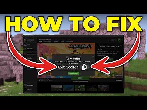 How To Fix Minecraft Exit Code 1