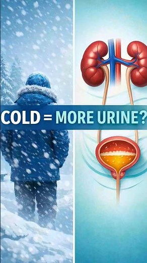 Why Do We Pee More in Winter? | Cold Diuresis Explained #medical #shorts