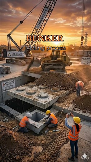 This Secret Underground Bunker Was Built in Just 60 Seconds#MegaBuilds#Construction#Underground