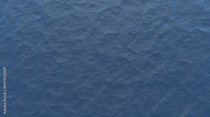 Flying camera view over the blue clean sea Stock Video