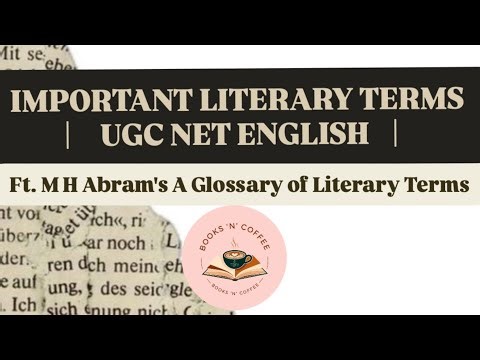 Important Literary Terms from M. H. Abrams for UGC NET English | Advanced Concepts Explained