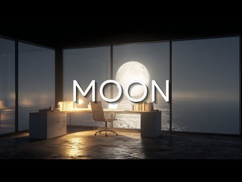 Focus Music for Clean Attention | Full Moon Desk (1H)