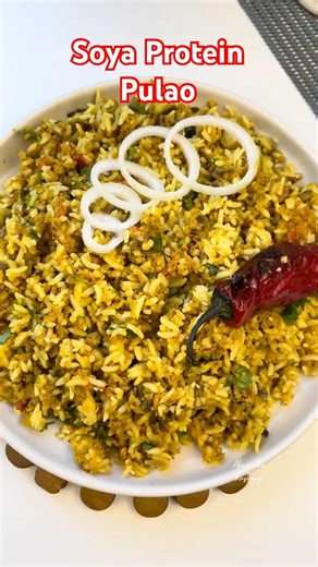 High Protein Soya Keema Pulav | Leftover Rice Recipe | 15g Protein Per Serving | Easy Veg Meal
