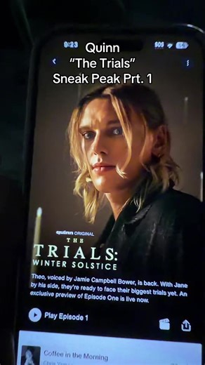 Sneak Peek of 'The Trials' by Quinn and Jamie Campbell Bower