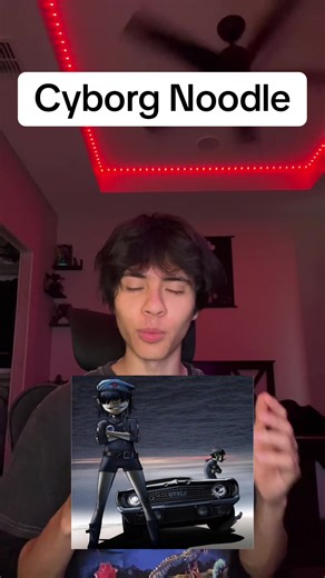 Her and noodles character designs in phase 3 were my favorite #gorillaz #2d #murdoc #cyborgnoodle #gorillazedit