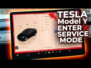 TESLA Model Y – How to Enter Service Mode