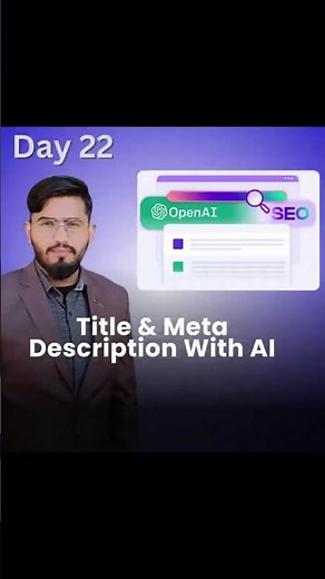 How to Write SEO Friendly Title & Meta Description With the Help of AI
