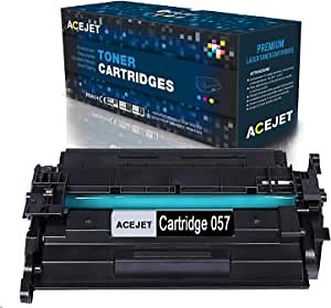 ACEJET 057 Compatible Toner Cartridges Replacement for Canon 057 Toner Cartridges 057H Work for ImageCLASS LBP226dw LBP227dw LBP228dw MF445dw MF448dw MF449dw MF445 (Black,1-Pack)