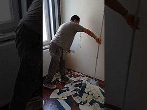 Duvar kağıdı nasıl sökülür - Uygulamalı duvar kağıdı sökme Part-1