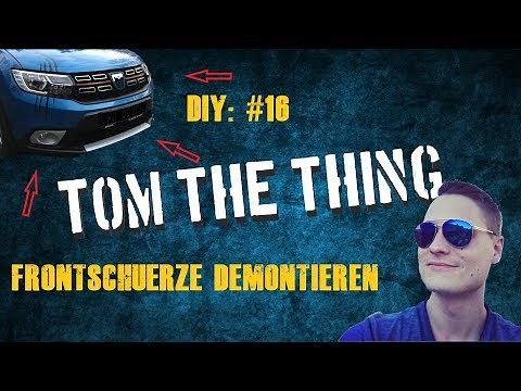 Dacia Sandero Stepway II Tutorial #16 Frontschürze demontieren