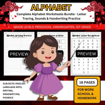 Complete Alphabet Worksheets - Letter Tracing, Sounds & Handwriting january