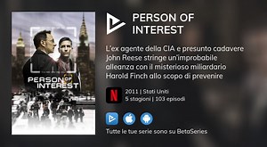 Video : Guarda Person of Interest in streaming legale completo
