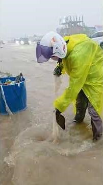 Drain Unclogging Creates a Huge Whirlpool That Drains Everything!