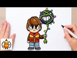 How To Draw Will Gus | Brawl Stars X Stranger Things