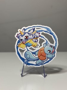 Squirrel X Gabumon Sticker - Etsy