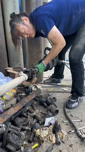 Truck Broken Chassis Component Repair & Wheel Alignment Setup! | Mechanic Mia