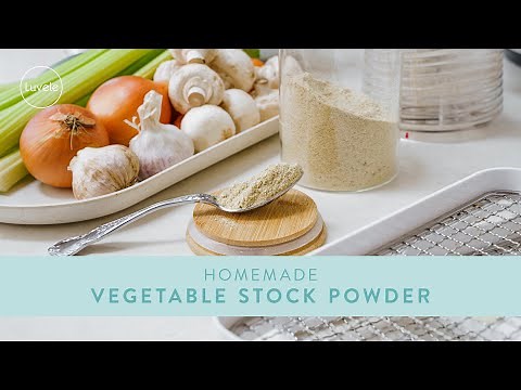 How to make your own VEGETABLE STOCK POWDER