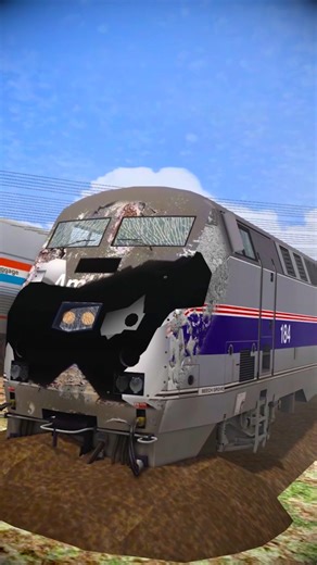 The DANGEROUS Stumble of an Amtrak Train! | Gustavtime