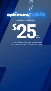 Don’t take slow for an answer. Switch to Optimum Mobile—plus get the new iPhone 17 Pro ON US! All on America’s largest 5G network. | Optimum