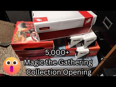 5,000+ Magic the Gathering Collection Opening