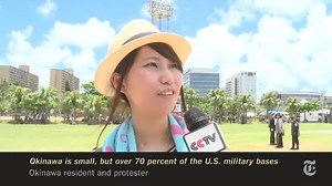 Thousands Protest U.S. Bases in Okinawa
