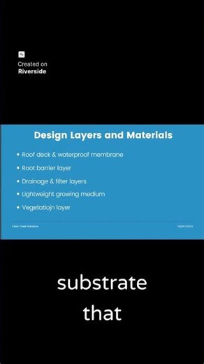 Green Roof Cross-Sections Explained #stormwater #infiltration