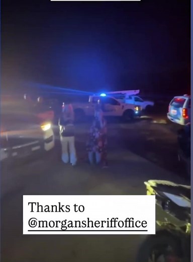 Happy to help! On Sunday evening Deputies and other agencies responded to a call with two teens lost in the woods after their ATV became stuck. Patrol Deputies were able to deploy a drone and quickly locate them. Great work by all involved! 🎬 by Chad Ward | Morgan County Sheriff's Office