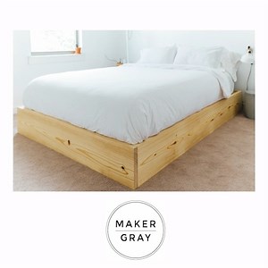 1.5K views · 11 reactions | Easy DIY Platform Bed! Build plans in all sizes HERE! https://bit.ly/3OnIjsl | Maker Gray | Facebook
