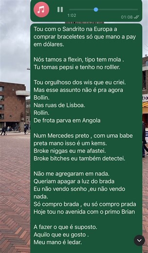 Tou com o Sandrito na Europa a comorar braceletes , só que tamos a pau em dólares. #fyp #musica