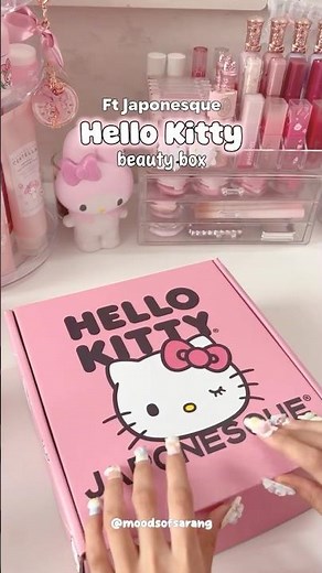 [NEW] Hello Kitty Beauty Box 💗 #hellokitty #sanrio #beauty #eyelashes #pink #kawaii