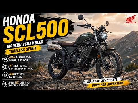 Honda SCL500 Review (2026) – The Perfect Modern Scrambler? Full Walkaround & Features