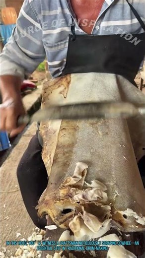 How to Make a Drum: Scraping Cowhide Tutorial