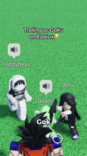 Trolling as Goku on Roblox - Funny Moments Compilation