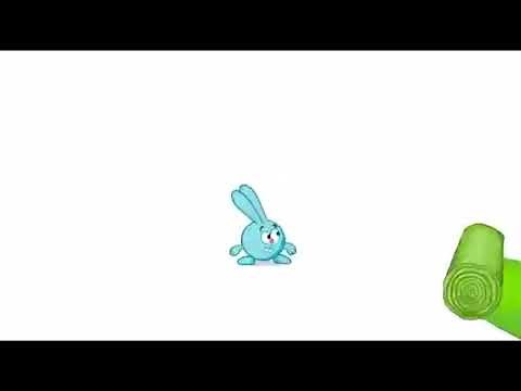 Smeshariki intro in 0.25 speed